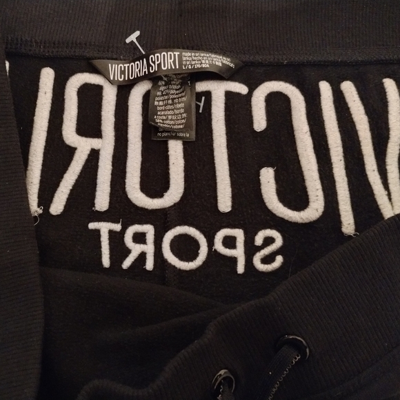 Rare VS Victoria's Secret Sport Booty Logo Vintage Shorts L Y2K OBO GYM - Picture 3 of 3